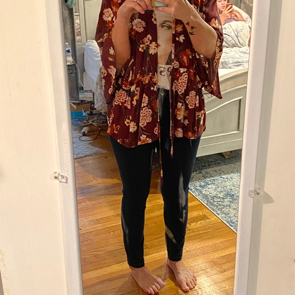 Floral Loose Shaw/Tunic NWT - Picture 4 of 7